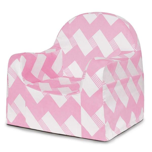 Pkolino Little Reader Chair - Zigzag Pink PKFFLRPZ